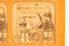 3 Young Victorian Girls - 1860s French Tissue Stereo View Card - 6⅝x3¼" V22