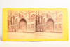1867 Stereoview Photo 6⅞x3⅜" - Lincoln Cathedral South Entrance England V26
