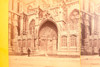1867 Stereoview Photo 6⅞x3⅜" - Lincoln Cathedral South Entrance England V26