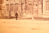 1867 Stereoview Photo 6⅞x3⅜" - Lincoln Cathedral South Entrance England V26