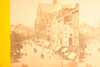 1870s Stereoview Photo 7x3½ - Montmartre St & St-Eustache Church Paris France V2