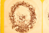1870s Kilburn Bros Stereoview Photo 6¾x3¼" - Floral Wreath No 529 V24