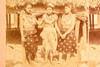 1893 Stereoview Photo 7x3½ - Samoan Maidens Midway Plaisance 1893 Exposition V26