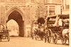 Late 1800s Stereoview Photo 6¾x3¼" - Bargate Medieval Gateway Hampshire, England