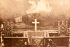 1870s Stereoview Photo 6⅞x3¼'' - Church Interior w Raphael's Transfiguration V20