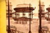 1867 Stereoview Photo 6⅞x3⅜" - Scarborough Spa Orchestra Bandstand V21