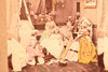 1860 Stereoview Photo 7x3⅜ - Wedding Under Louis XV - The Bride's Bedtime V25