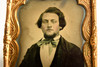Ruby Ambrotype Photo of Young Gentleman with Hand Coloring 1/9 Plate No Case V23