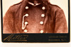 Late 1800s Cabinet Card Tintype Copy 4¼x6½'' Photo Civil War Union Solider V25