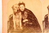 1889 Kilburn Stereoview Photo 7x3½" - Protection - Woman and a Dog V29