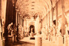 Early 1900s Stereoview Photo - Gallery of Statues Vatican Museum Rome Italy V29