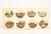1870s Stereoview Photo - Cloister of the Basilica of Saint Paul Rome Italy V27