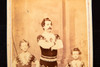 1870s CDV Carte-de-visite Photo 2½x4⅛" Circus Strongman & 2 Young Acrobats V20