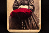 1870s CDV Carte-de-visite Photo 2⅜x4" - Hand Colored Studio Portrait of Lady V23