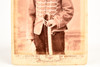 1880 CDV Carte-de-visite Albumen Photo - French Hussar Soldier Light Cavalry V29