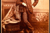 1870s Cabinet Card 4¼x6½ Photo - Gentleman Posing in Ornate Studio Setting V29