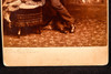 1870s Cabinet Card 4¼x6½ Photo - Gentleman Posing in Ornate Studio Setting V29