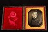 1850s Daguerreotype Photo Victorian Grandmother By Whitehurst 1/6 Plate Case V25