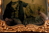 Ambrotype of Victorian Grandparents in Half 1/6 Plate Wood Composite Case V29