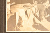 1890s Albumen Photo 6x5'' - Double Exposure Man Riding Man Wearing Saddle V22