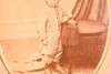 1870s Albumen Photo 8x10'' - Studio Portrait of Girl by O. B. De MORAT Phila V23