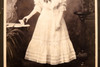 1910s Mounted Albumen Photo 5¼x7¼'' - Edwardian Confirmation or Graduation V24