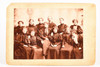 Late 1800s Paris Panel 9¾x6¾'' Albumen Photo - Portrait of 11 Women & 1 Man V26