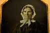 Early Daguerreotype Photo Victorian Woman in Bonnet Antique 1/6 Plate Case V26