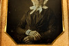 Early Daguerreotype Photo Victorian Woman in Bonnet Antique 1/6 Plate Case V26
