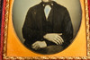 1840s Daguerreotype Photo Intense Victorian Gentleman 1/6 Plate Portrait V29