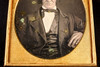 Early Daguerreotype Photo Civil War Era Gentleman Antique 1/6 Plate No Case V25