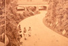 Mammoth Stereoview Bridge F Prospect Park Brooklyn by E. & H.T. Anthony1870s V24