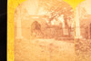 Mount Vernon George Washington Tomb Stereoview Photo Card Virginia 1870s V28