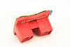 GAF View-Master Red & White 3-Dimension Stereo Viewer with 6 Reels V27