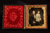 Daguerreotype Photo of Mother & Young Child 1⁄6 Plate Pinwheel Wood Case V26