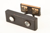 Antique All Metal Folding Pocket 3x7cm Stereo Viewer with 15 Cards V24