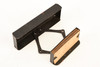 Antique All Metal Folding Pocket 3x7cm Stereo Viewer with 15 Cards V24