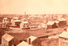 Malden Massachusetts Stereoview Photo Card - E.C. Swain Town View 1870s V22