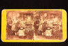 Stereoview Photo Threading a Needle Victorian Genre Scene Family Antique V20