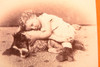 Stereoview Photo P.F. Weiler The Companions Vicorian Child With Dog 7×3½" V22