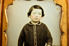 Daguerreotype Portrait of Young Child Ninth Plate in Case Antique Photo V21