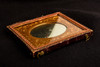 Daguerreotype 1/6th Plate Elegant Young Woman in Floral Vignette Mat Case V24