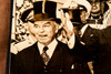 President Truman in Top Hat With Prime Minister King 1947 AP Wirephoto V30