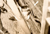 Chicago Elevator Operator Crushed in Elevator Shaft Accident 1947 AP Wire Photo