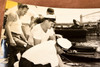 1947 AP Wirephoto Island Queen Disaster Recovery Monongahela River Victim V31