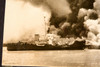 Texas City Disaster Coast Guard Cutter Iris Firefighting 1947 AP Wire Photo V35
