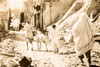 India Partition Refugee Family Leaving Home Amritsar AP Wire Photo 1947 V39