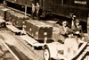 WWII Dead Returned from Pacific Oakland CA Funeral Train 1947 AP Wire Photo V33