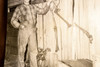 Skeleton Found in Property Line Lawsuit Nashville AP Wire Photo 1947 V39