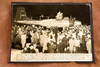 Reynolds Bombshell A-26 Round-the-World Flight LaGuardia 1947 AP Wire Photo V31